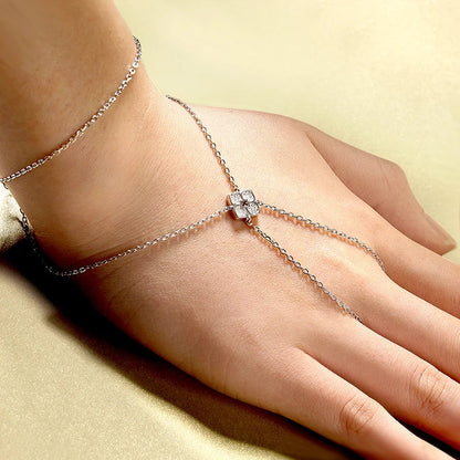 Certified All Moissanite Lab Diamond Bracelets for Women Adjustable 15-20cm Classic Luxury Chain Pure 925 Sterling Silver