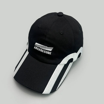 Niche Hip Hop Letter Flame Flag Baseball Hats New Unisex Sunshade Personal Versatile Color Block Fashion Retro ins Peaked Caps