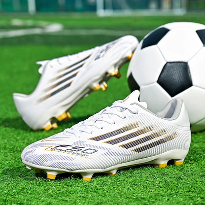New Men Professional Soccer Shoes Sports Shoes TF/FG Football Boots Boys Match Sneakers Ankle Non-Slip Comfortable Unisex