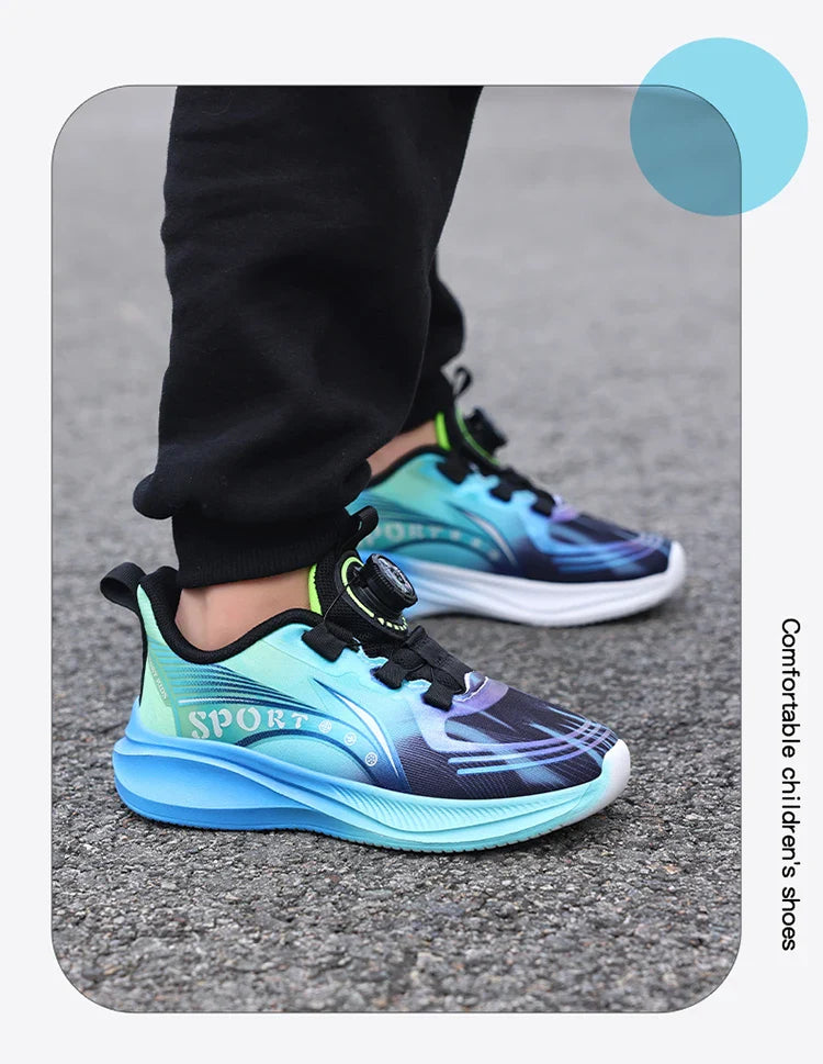 Kids Sneakers Breathable Student Boys Basketball Sports Shoes for Children Outdoor Training Trendy Tennis Size 28-39