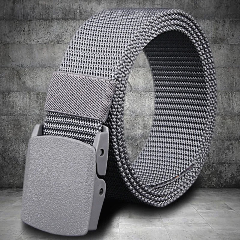 1/2PCS Military Men Belt Army Belts Adjustable Belt Men Outdoor Travel Tactical Waist Belt with Plastic Buckle for Pants 120cm
