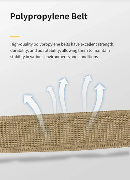 Men's new nylon belt polyester woven belt multi-functional tactical belt for outdoor sports
