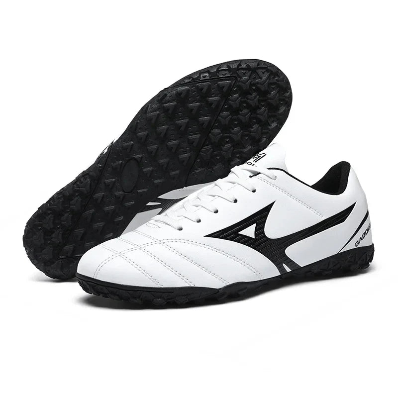 Men Football Boots Soccer Shoes Breathable Professional Turf Outdoor Non-slip Long Spikes Adult Ultralight Training Futsal