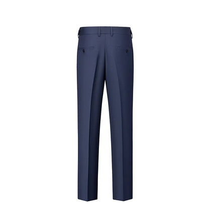 High-end men's wedding party casual suit set - a stylish and fashionable two-piece set for business and casual wear.