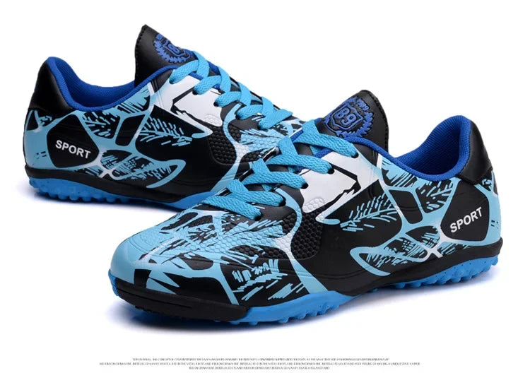 Children Soccer Shoes Sports Society Field Boy Football Shoes Futsal Fast Indoor Sneaker Original Ankle Cleats Football Boots