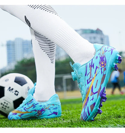 New Men Kids Soccer Shoes Football Boots Ultralight Match Grass Boys Professional Cleats Non-Slip Training Shoes Drop Shipping