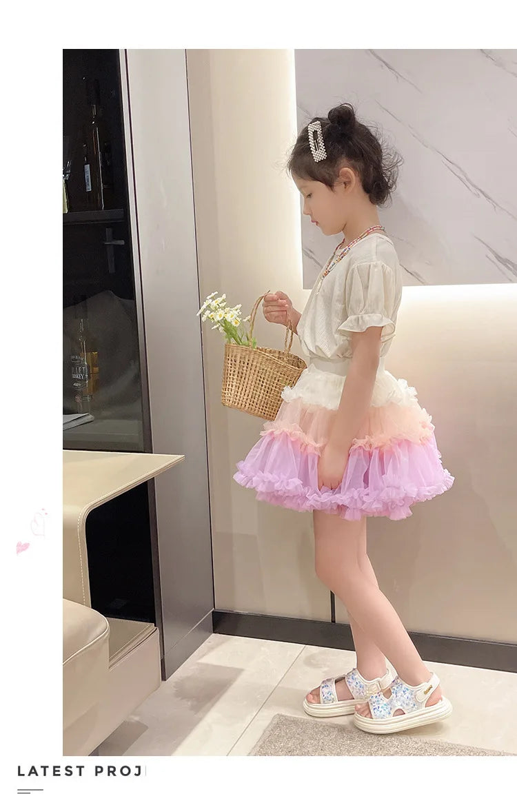 Summer Children's Sandals Sequins Thick Soled Girls Causal Princess Open-toe Sandals Fashion Non-slip Kids Beach Shoes Versatile