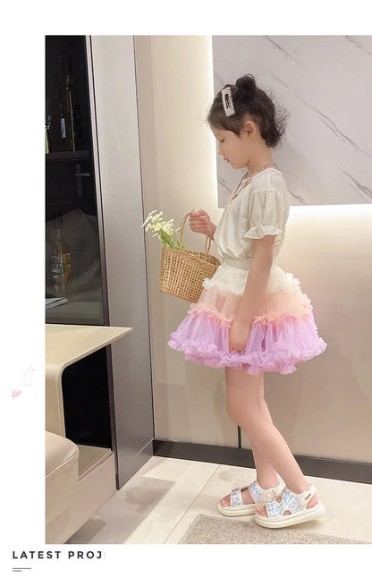 Summer Children's Sandals Sequins Thick Soled Girls Causal Princess Open-toe Sandals Fashion Non-slip Kids Beach Shoes Versatile
