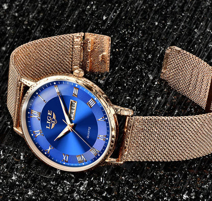 2024 New Watch Women Luxury Watches Ladies Creative Steel Women's Bracelet Watches Female Waterproof Clock Relogio Feminino