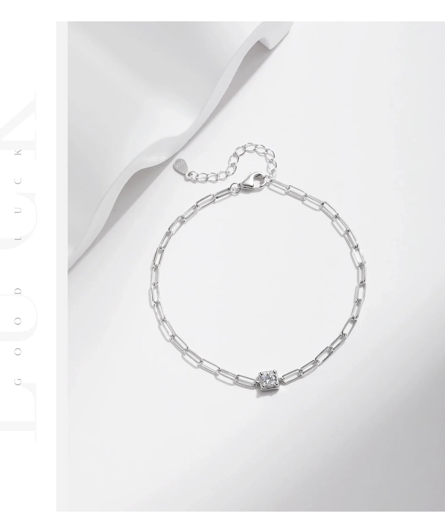 Clear D Color Moissanite Bracelet 0.3 Carat Lab Diamond 925 Sterling Silver Elegant Bracelet For Women Fine Jewelry