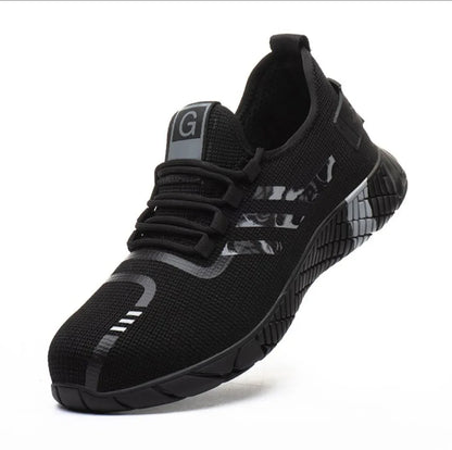 Work Sneakers Men's Safety Shoes Construction steel toe work Shoes Safety boots Men's shoes Puncture proof work summer Kevlar