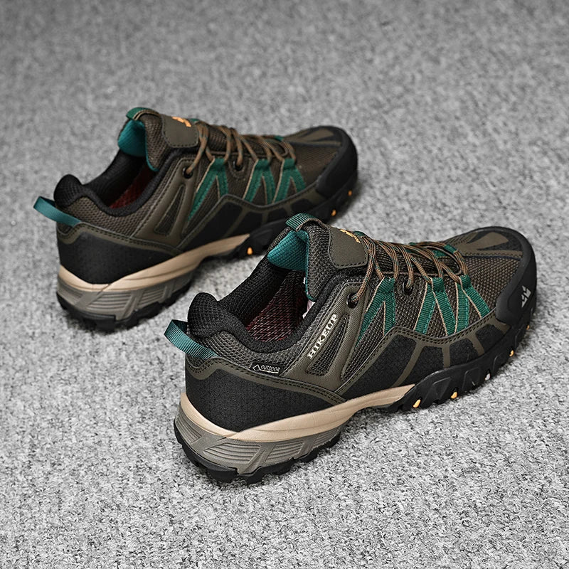 Breathable Cushioning Nonslip Sneakers Men's Hiking Shoes Running Trekking Sneakers Outdoor Mountain Sports Shoes for Men