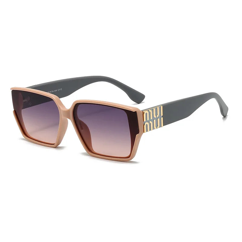 Designer Sunglasses for Women and Men Stylish Square Luxury Glasses Unisex Trend Vintage Shades UV400