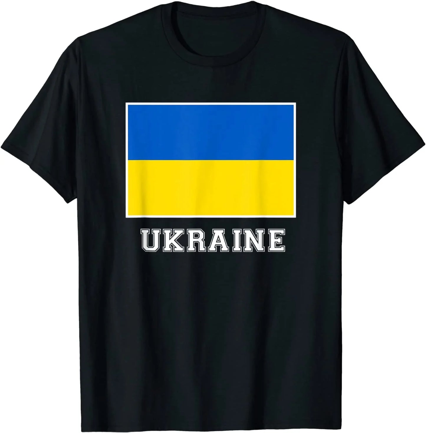 May Live in USA Story Began in Ukraine Flag T-Shirt
