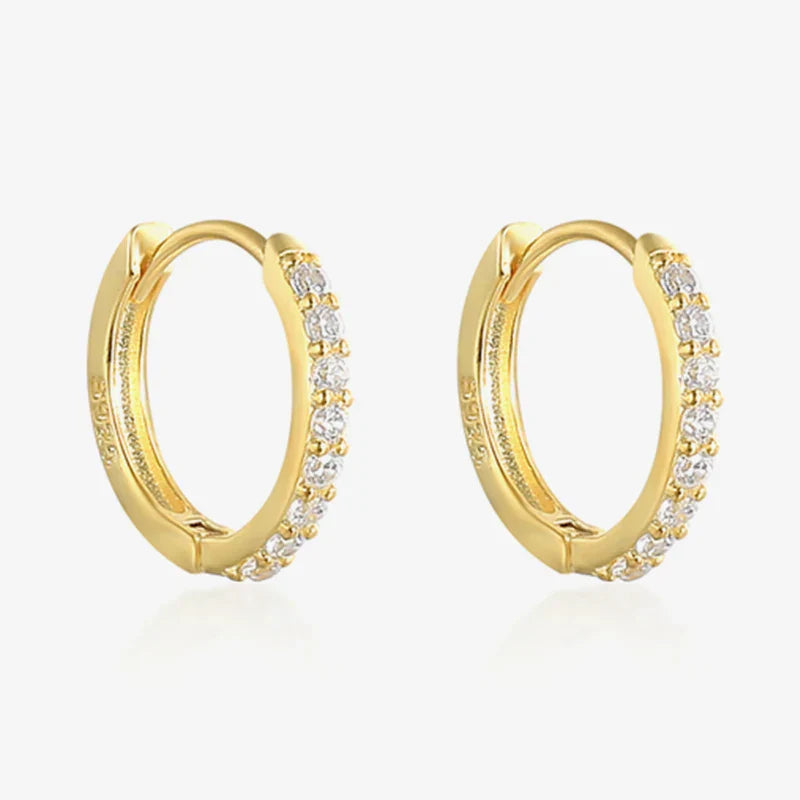 925 Sterling Silver Earrings For Women/Men Small Hoop Earrings Ear Bone aros Tiny Ear Nose Ring Girl aretes ear hoops A30
