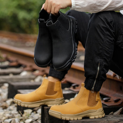 Waterproof Safety Shoes for Men Steel Toe Work Shoes Puncture Proof Work Sneaker Male Work Light Security Construction Boots