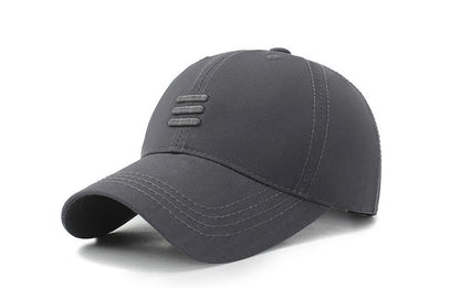 Three Horizontal Lines Embroidery Baseball Caps Spring and Autumn Outdoor Adjustable Casual Hats Sunscreen Hat