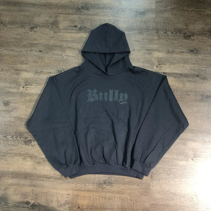 American Style Sweatshirt Oversized Printed Vintage Loose Pullover Casual Hoodie Men