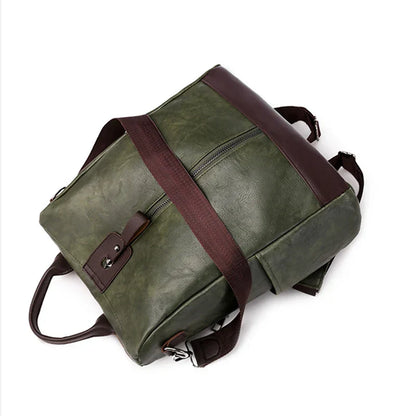 Female Backpack Multifunction PU Leather School Bag Women Shoulder Bag Travel Back Pack Mochila Feminina