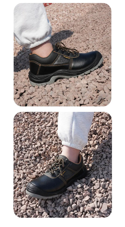 Anti-Smashing Anti-Piercing Labor Protection Shoes New Style Slip-Resistant Wear-Resistant Oil-Resistant Safety Work Footwear