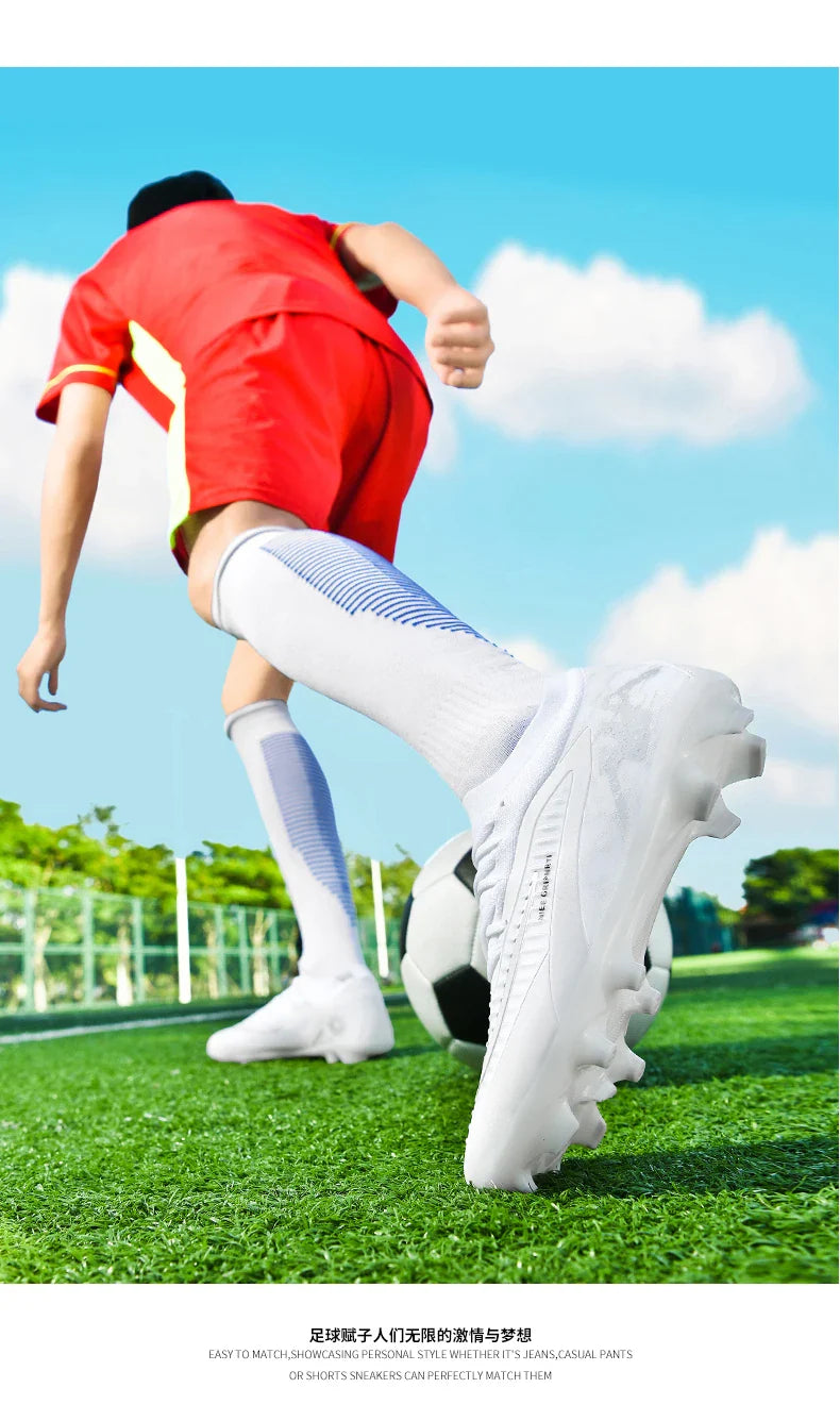 New Men Professional Soccer Shoes Unisex Ultralight Football Boots Training Wholesale Breathable Indoor Futsal Drop Shipping