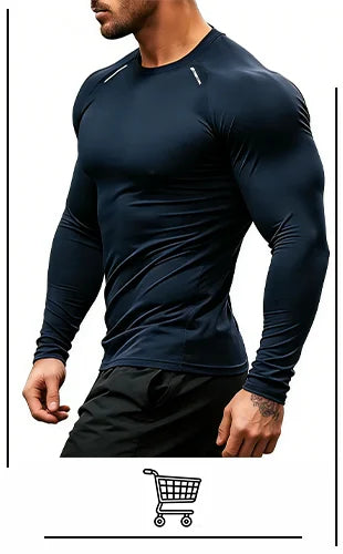 Men's 2 Piece Running Set Quick Dry Sport Shorts with Compression Tights for Gym Fitness Jogging Basketball