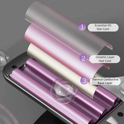 10mm Wave Curling Iron V-Shaped Wool Curling Iron Rapid Heating Five-Level Temperature Control Egg Roll Curling Iron