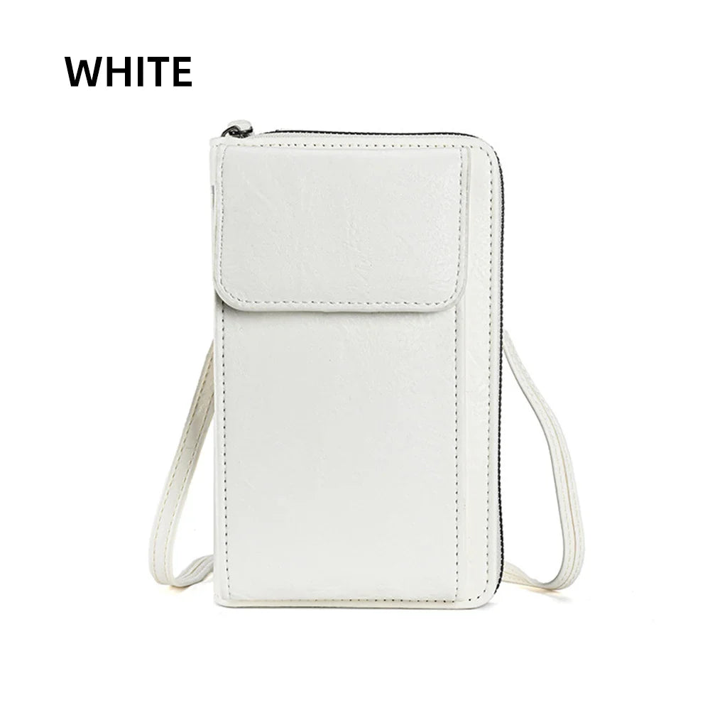 Fashionable single-shoulder bag, versatile crossbody bag, colorful mobile phone bag, large-capacity coin purse