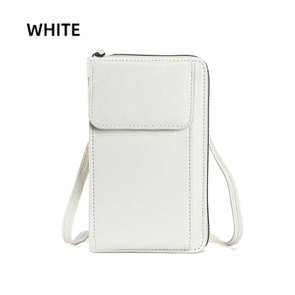 Fashionable single-shoulder bag, versatile crossbody bag, colorful mobile phone bag, large-capacity coin purse