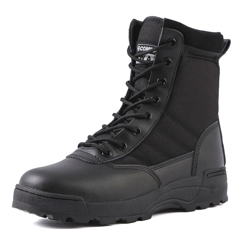 Men's Boots 2026 New Tactical Boots Special Force Desert Combat Boots Men Work Shoes Outdoor Hiking Ankle Boots