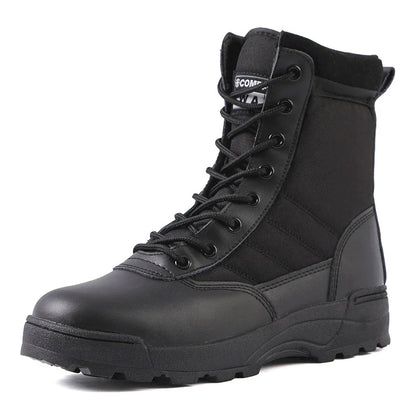 Men's Boots 2026 New Tactical Boots Special Force Desert Combat Boots Men Work Shoes Outdoor Hiking Ankle Boots
