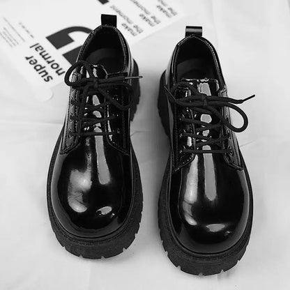 Men's formal shoes, business casual shoes, shiny big toe shoes, men's shoes, event party dress shoes