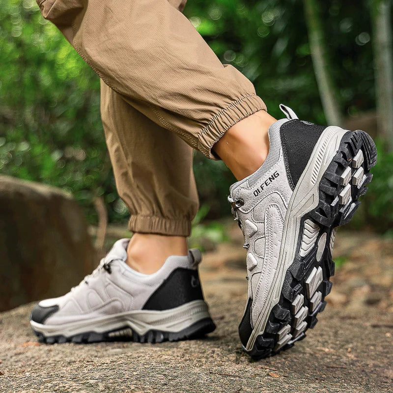 Tênis de Aventura PLUS SIZE Masculino Feminino Aderência Durável Antiderrapante Cadarço Conforto Ideal para Botas de Caminhada ao Ar Livre Calçados Masculinos