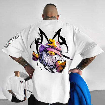 T-Shirt Summer New Men's Street Hip Hop Loose Casual American Trend Short Sleeve Top