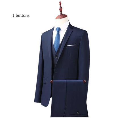 Suits Men's Fashionable Formal Tailored Solid-color Dance Singer Trend Host Casual Wedding Banquet Dress Star Performance Suit