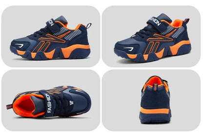 Children Boys Shoes School Sports Fashion Leather for Kids Tennis Casual Sneakers Children's Boy Running Walking Outdoor Shoe