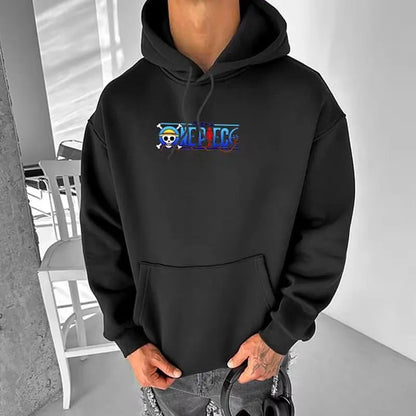 Vintage Oversized Anime One Piece Hoodie Men Women Sweatshirt Pullover Streetwear Casual Cotton Y2k Clothes Autumn Winter New
