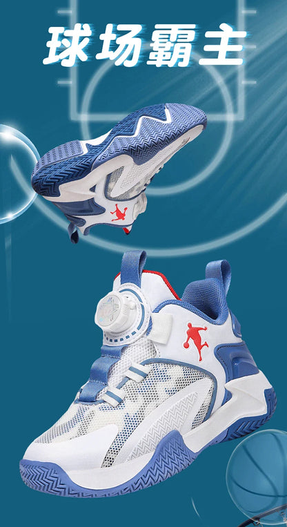 New Children's Basketball Shoes Mesh Breathable Sports Shoes For Teenagers Non-Slip Wear-Resistant Basketball Sneakers Kids