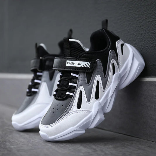 Children Sneakers Casual Shoes for Boys Leather Comfortable High Quality Running Sports Kids Girls Flat Shoes Fashion