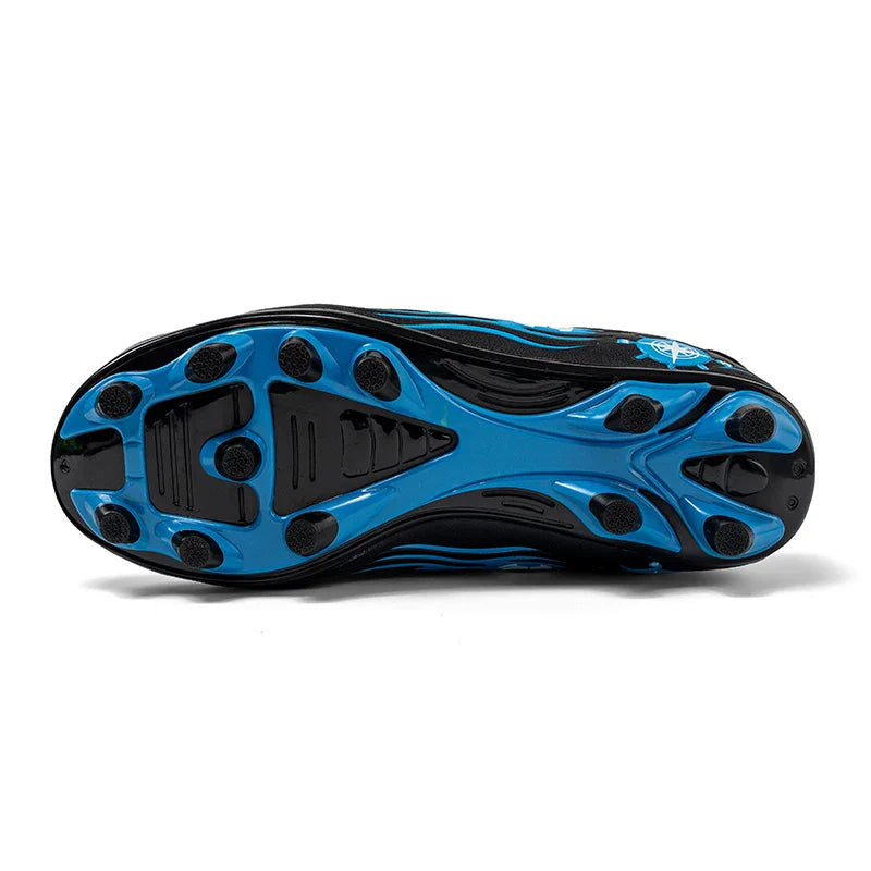 Kids Athletic Soccer Shoes Turf Football Sneakers Outdoor Firm Ground Soccer Shoes Child Anti-slip Football Sports Shoes