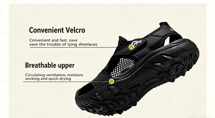 Kids Beach Water Sandals for Boys New Summer Girls Casual Shoes Closed Toe Anti-Collision Children Walking Sandials