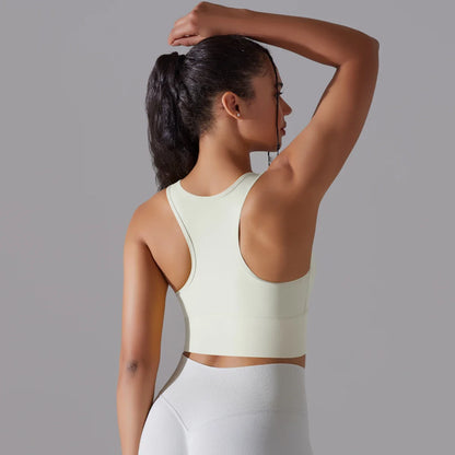 Nylon Sexy Women's Sports Bra Top Women Tight Elastic Gym Sport Yoga Bras Crop Top Yoga Clothes Stretch Women Sports Underwear