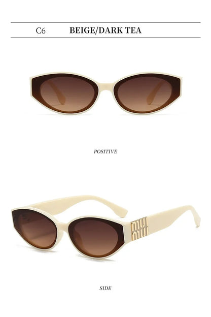 2025 New Fashion Cat Eye Sunglasses Women Men Brand Design Luxury Small Frame Sun Glasses Ladies Eyewears Oculos De Sol UV400