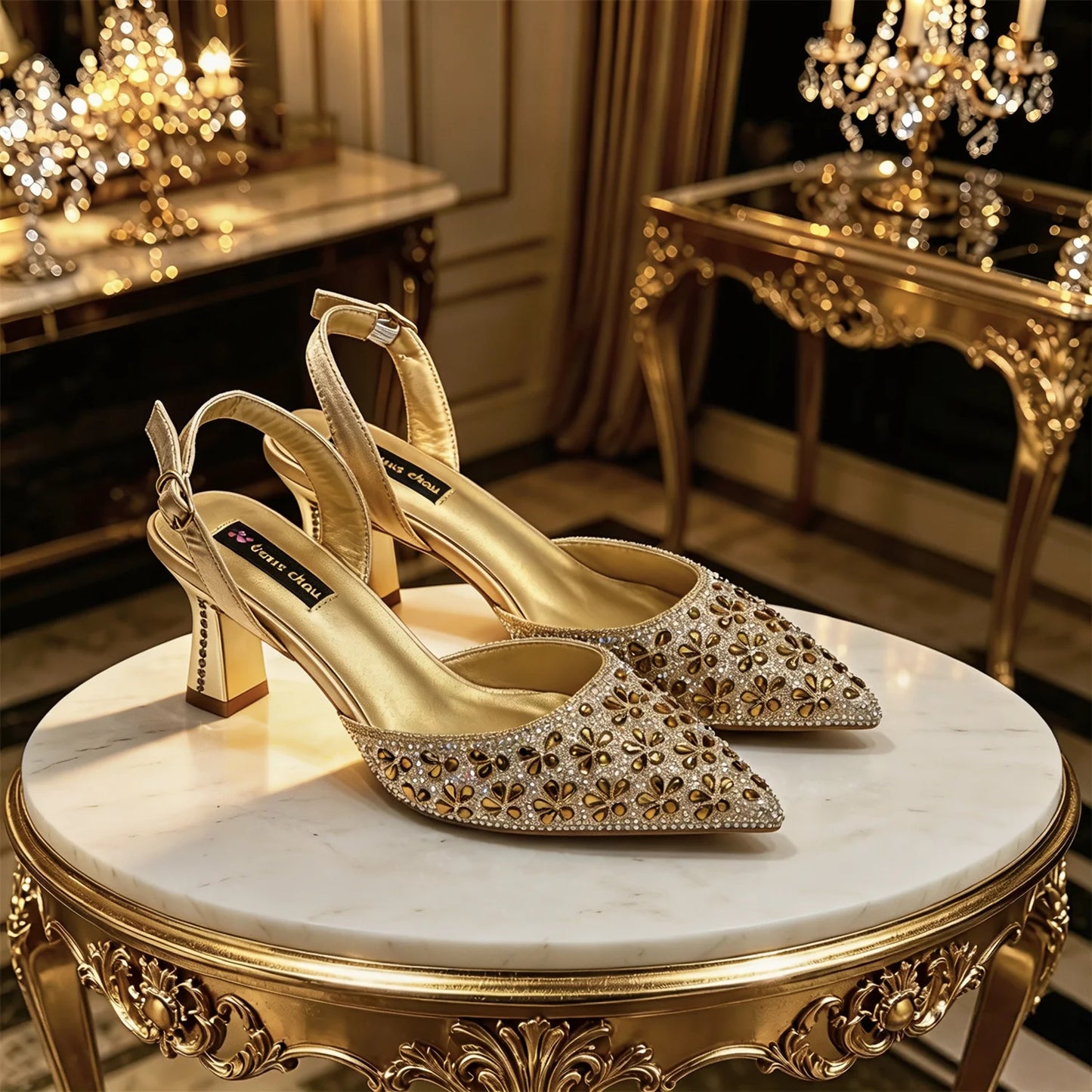 2026 INS Italian Design Elegant Fuchsia Rhinestone Pointed Toe High Heels with Matching Handbag Set - Perfect for Weddings