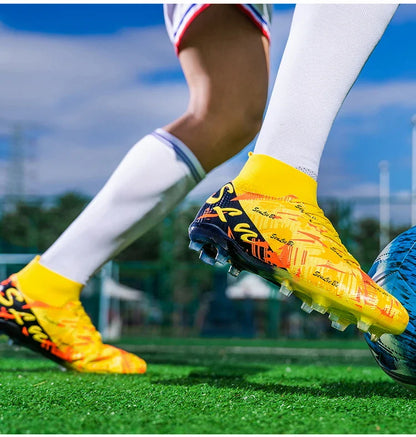 Professional Football Boots Men Soccer Shoes Society Football Cleats FG Lightweight Training Soccer Sneakers Outdoor Sports Shoe