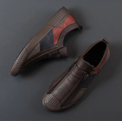 Handmade Leather Casual Shoes for Men Shoes Design Sneakers Man Comfortable Leather Shoes Men Loafers