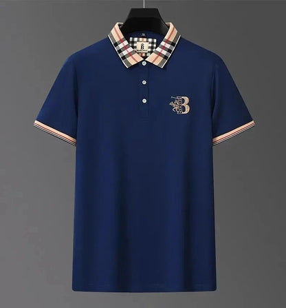 Luxury brand short sleeve men's polo shirt hot selling in summer classic embroidery high-end breathable cotton golf top T-shirt