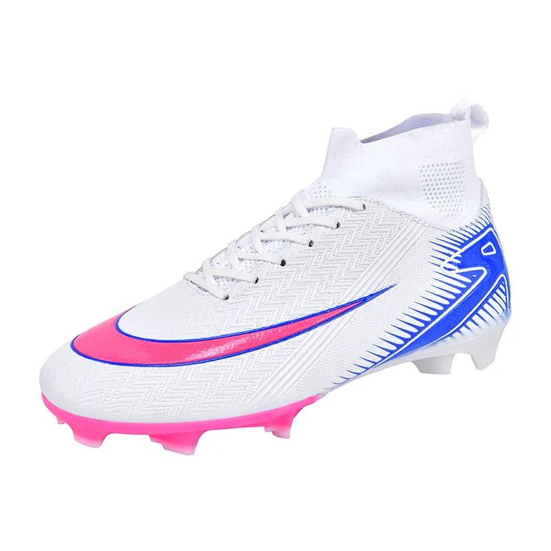 Men Football Boots Professional Soccer Cleats Non Slip Resistant Training Shoes Outdoor Match Sneakers Adult Teenagers Athlete