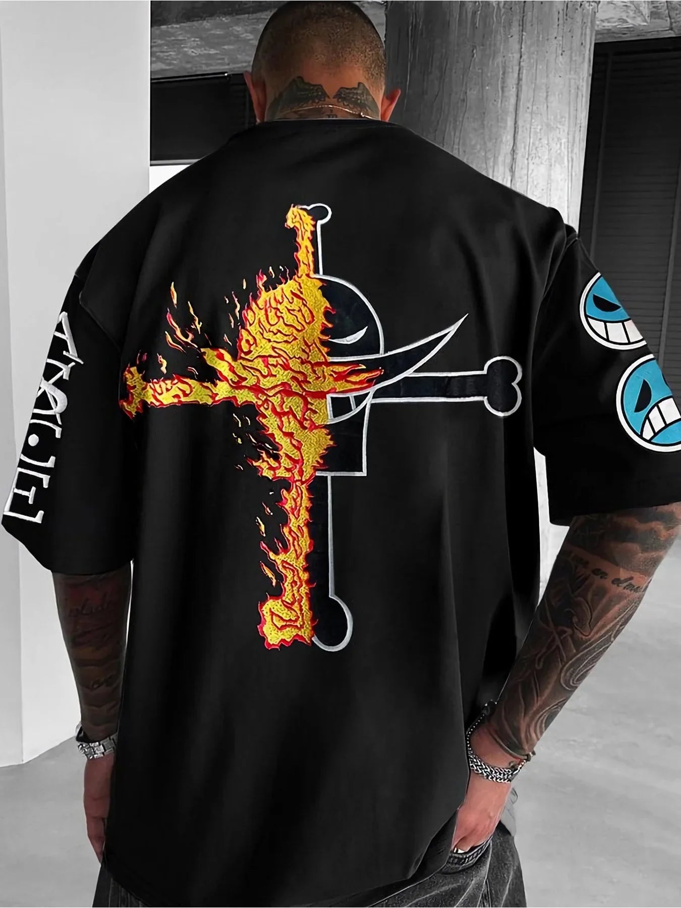 Printed Short Sleeve T-Shirt Men's and Women's 2025 Summer New Fashion Casual Cotton Top