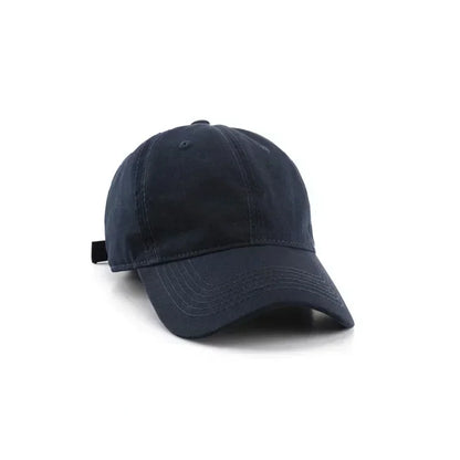 Simple Baseball Caps Spring Summer Sun Protective Caps Cotton Cloth Unisex Baseball Caps  Solid Color